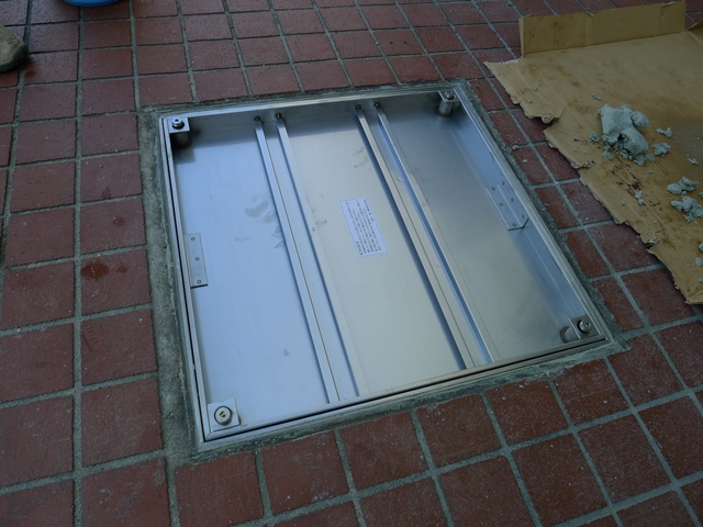 フロアハッチ交換工事