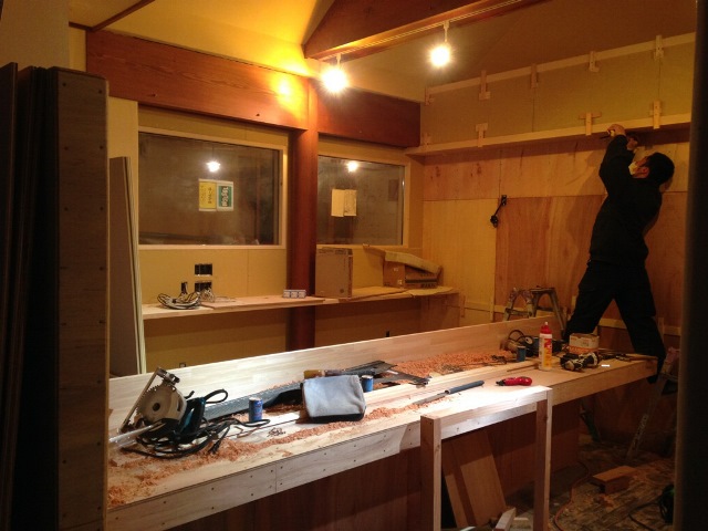 カラオケスタジオ改修工事